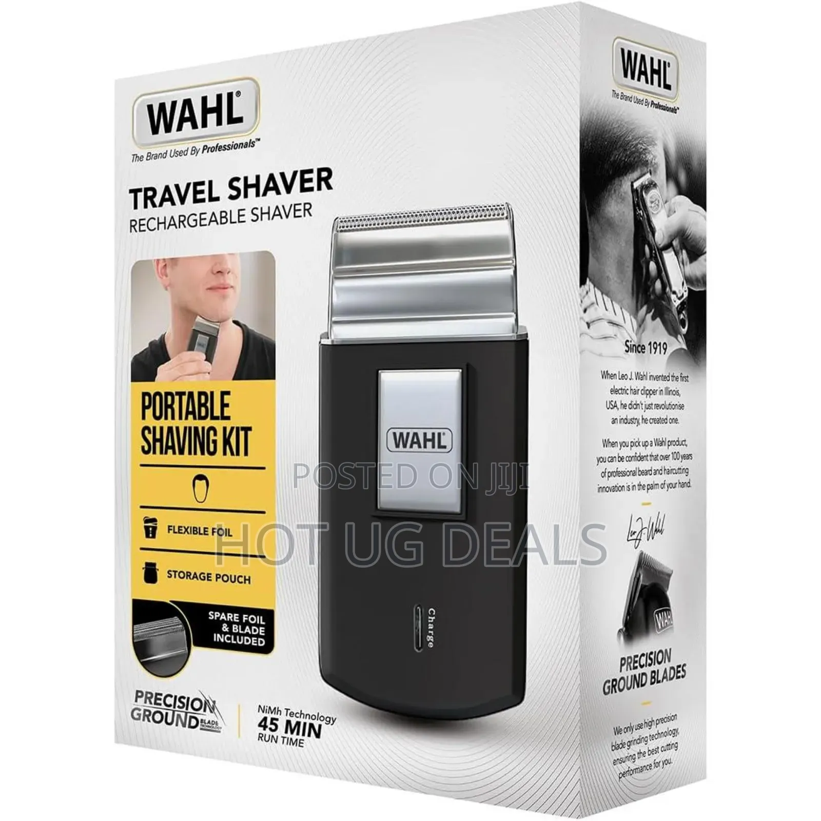 Wahl Cordless And Rechargeable Mobile Travel Shaver-black