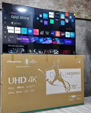 Hisense 75 Inch Uhd 4k Vidaa Smart Tv With 4k Ai Upscaler Dolby Vision