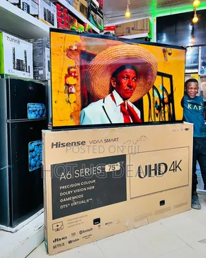 Hisense 75 Inch Uhd 4k Vidaa Smart Tv With 4k Ai Upscaler Dolby Vision