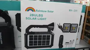 Rainbow Solar Rs-215 Portable Solar Lighting System.