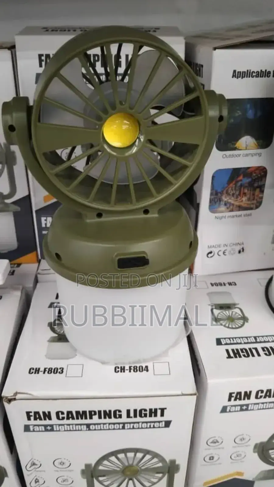 Fan Camping Light