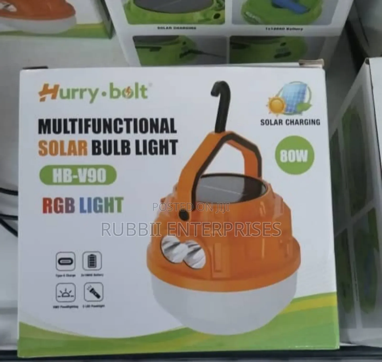 Multi Functional Solar Bulb Light