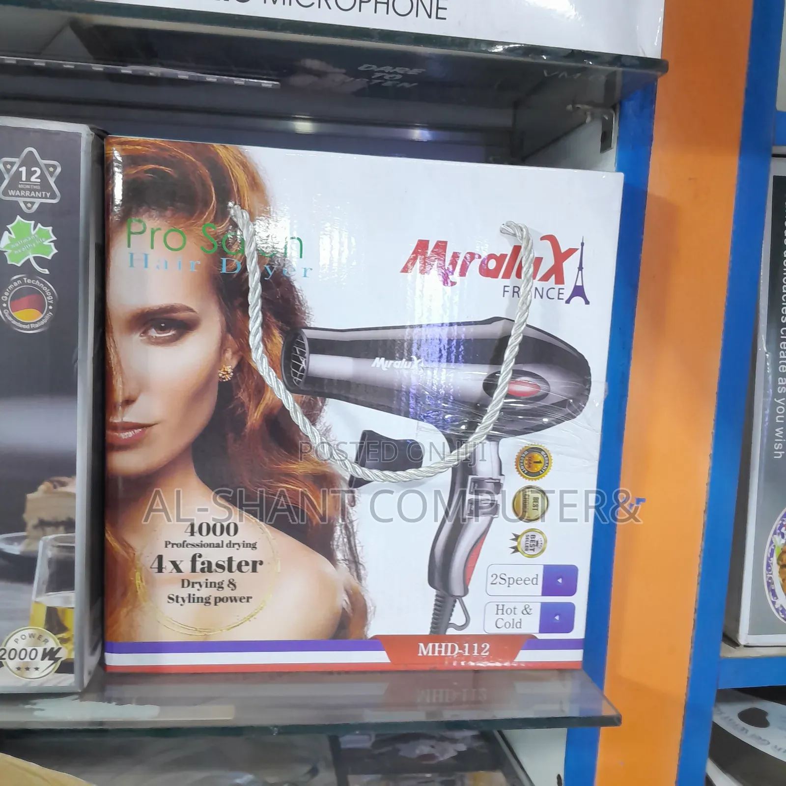 Miralux Professional Hair Dryer/Hand Dryer
