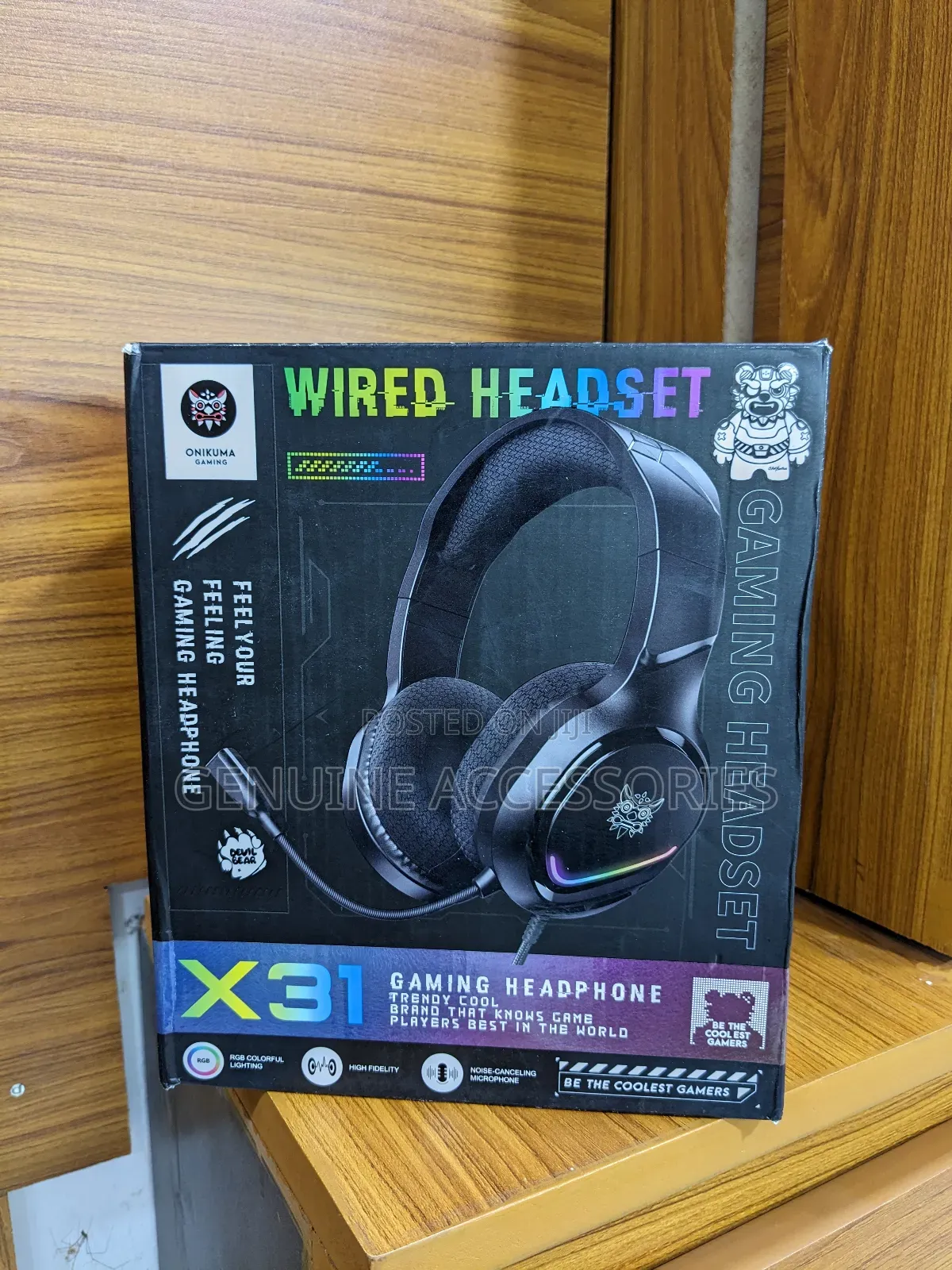 X31 Gaming Headphones With RGB Lights