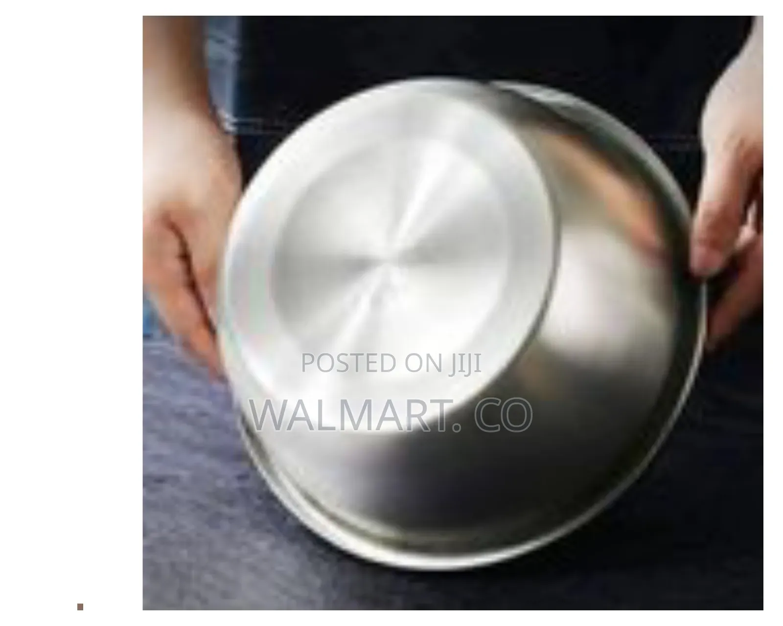 Set of 5 Stainless Steel Salad Bowls