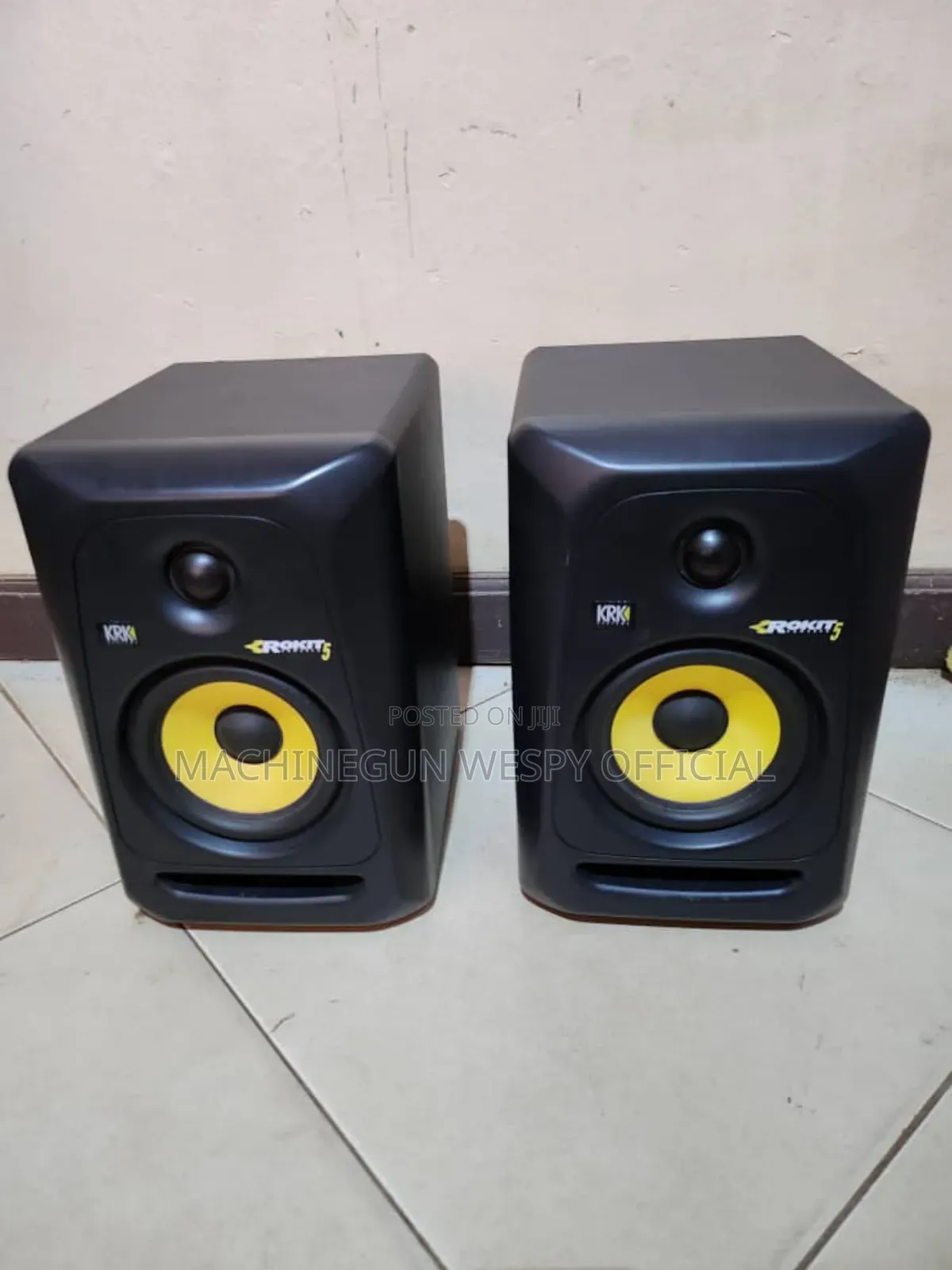 KRK Studio Monitor Speakers or Rokit 5