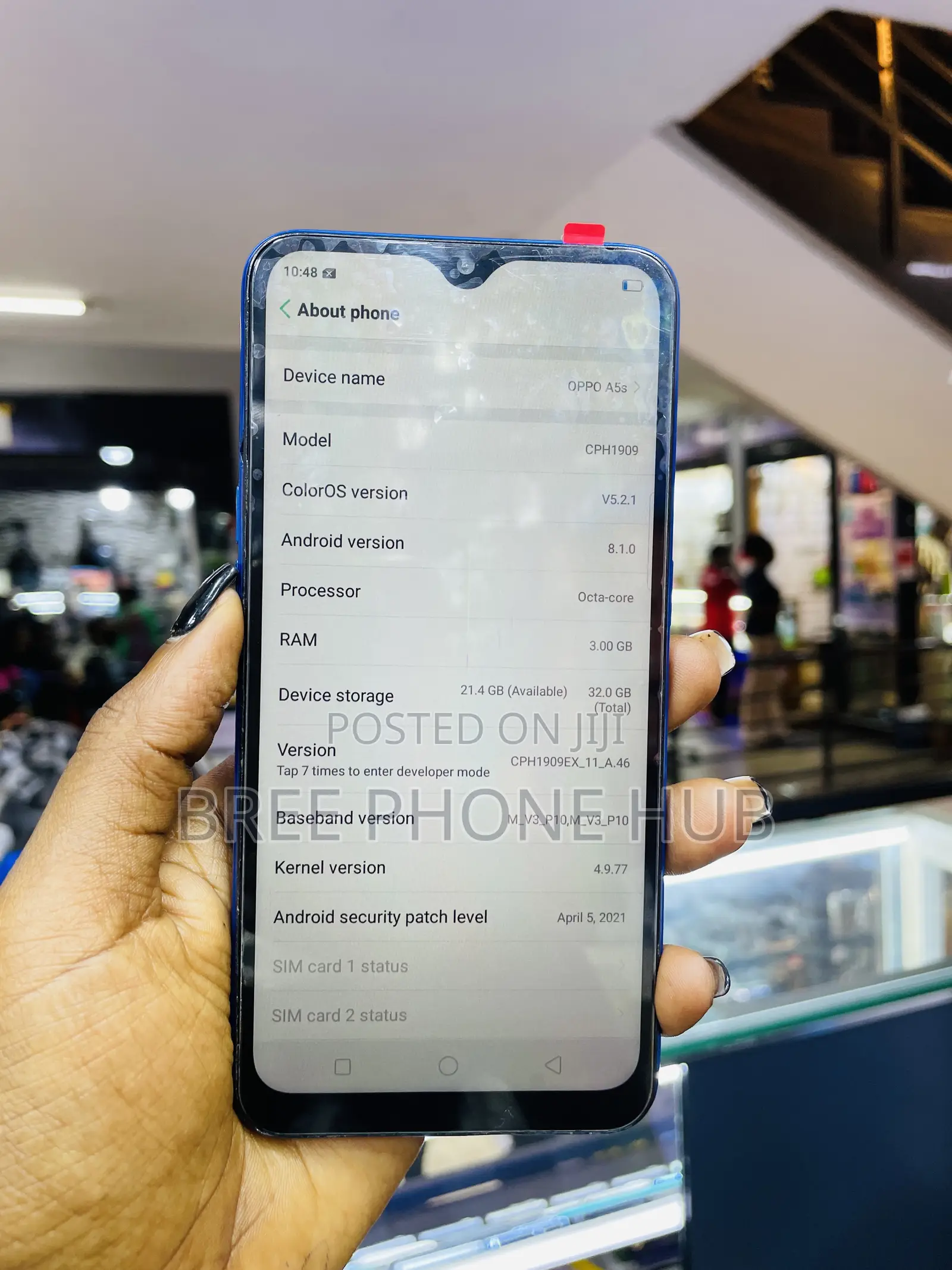 Oppo A5s (AX5s) 32 GB Blue