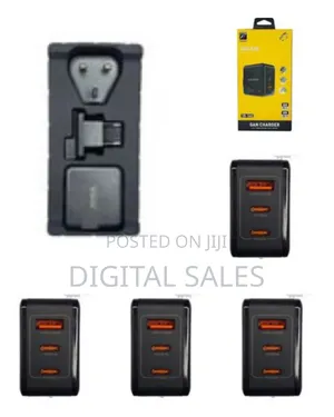 Senior Usb C Wall Charger 3-Port Gan Pd Fast Charging Dual
