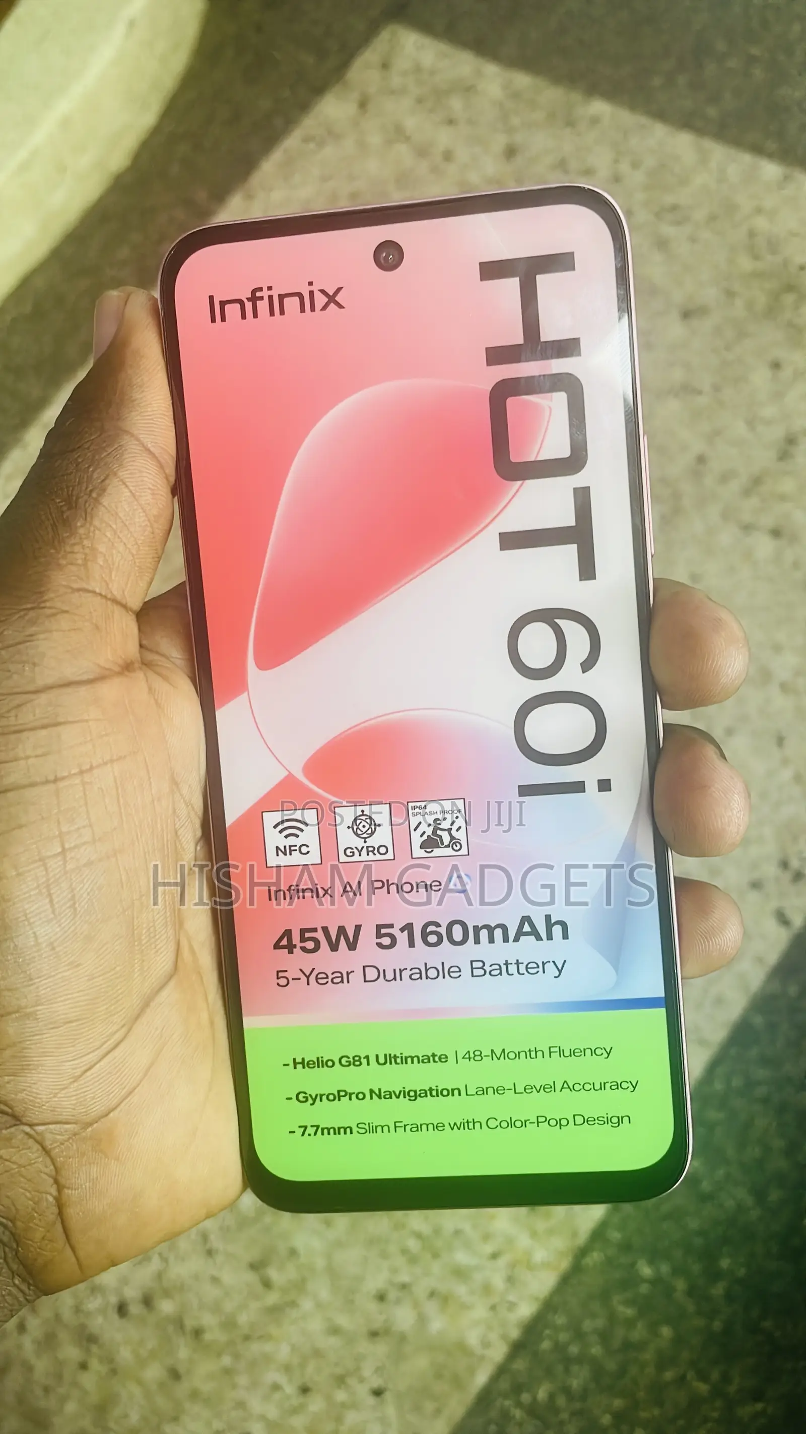 New Infinix Hot 60i 128 GB Silver