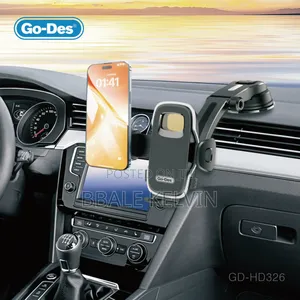Go-Des Shockproof Car Mount Phone Holder 360° Adjustable Anti-Shock