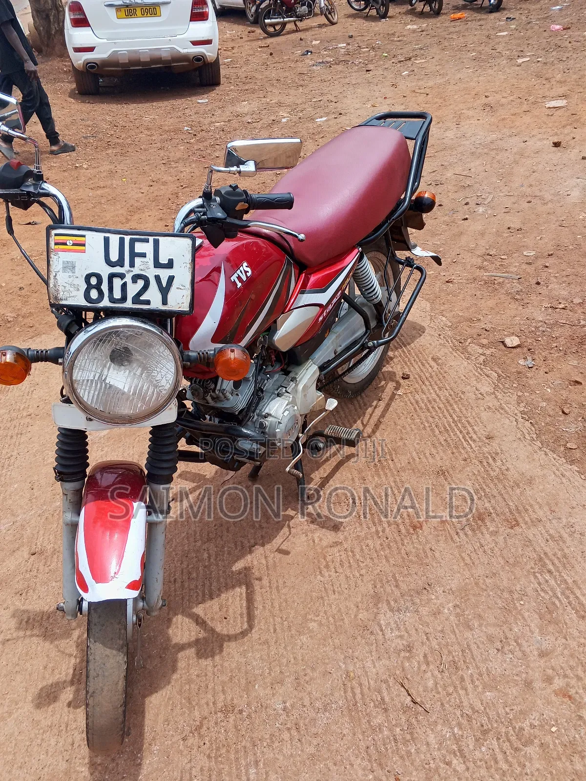 TVS HLX 125 2019 Red