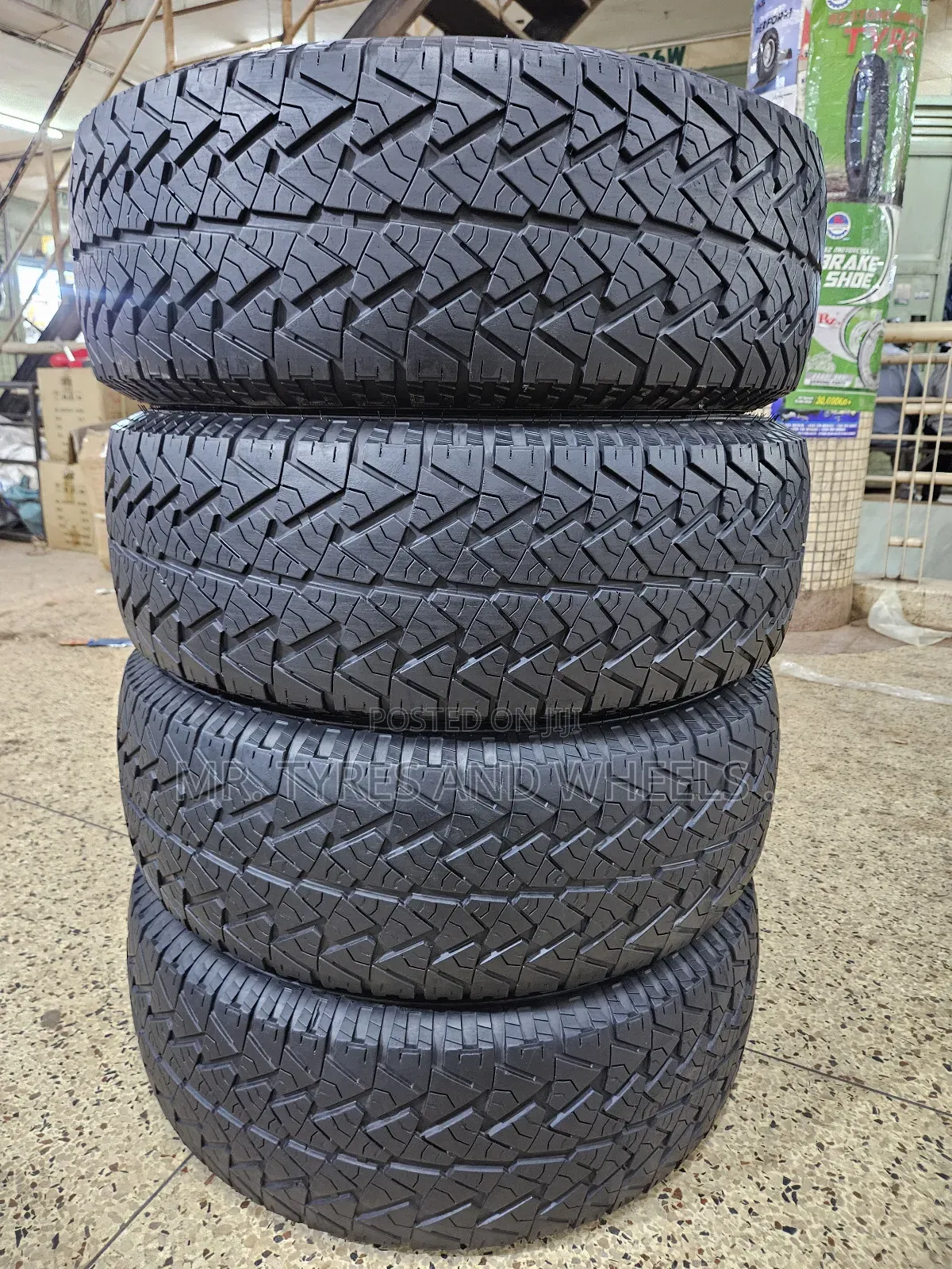 Mount Only On 16 Inch Rim Its 265 70 R16 Used But Still Gd Tires.