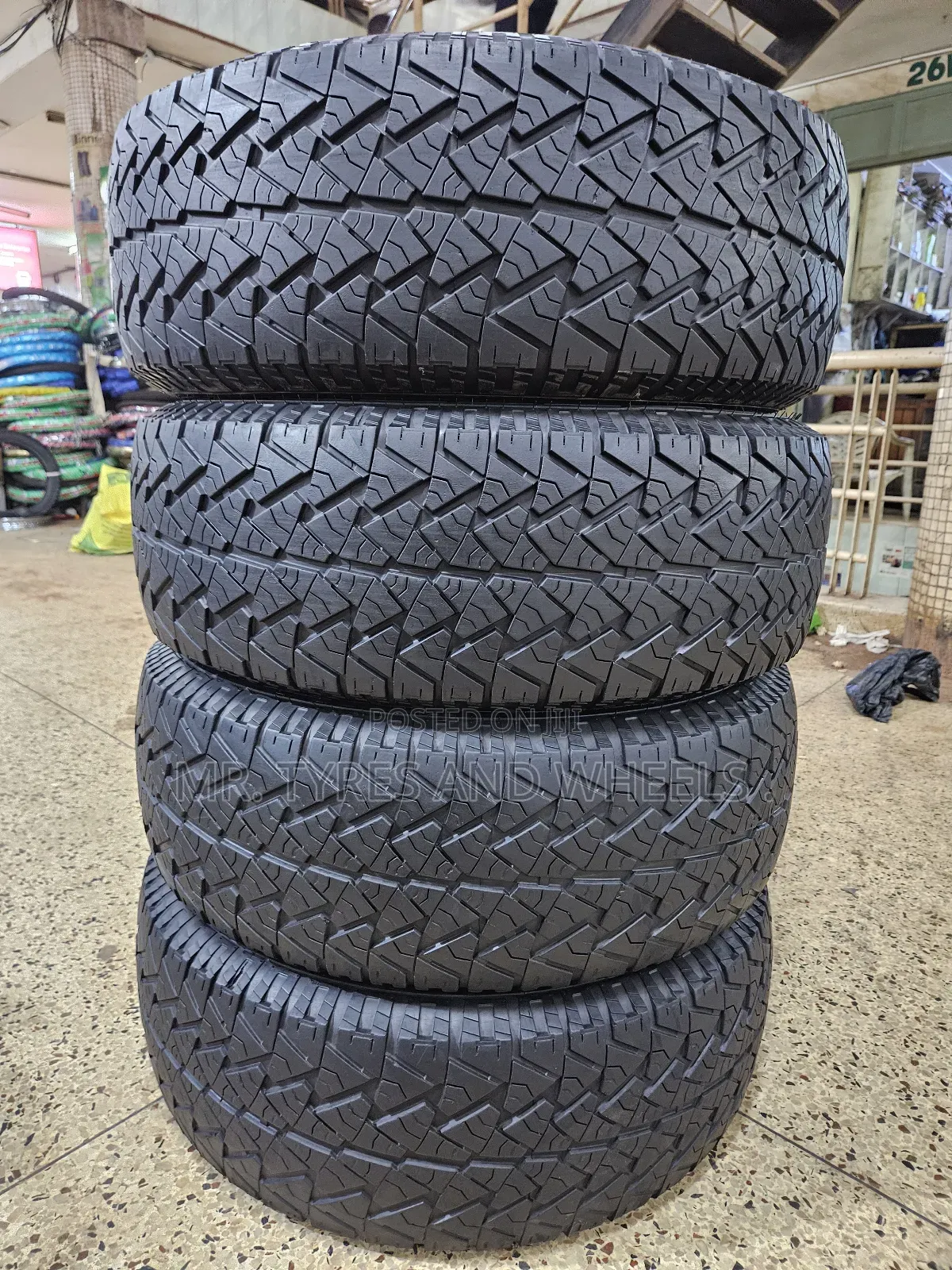 Mount Only On 16 Inch Rim Its 265 70 R16 Used But Still Gd Tires.