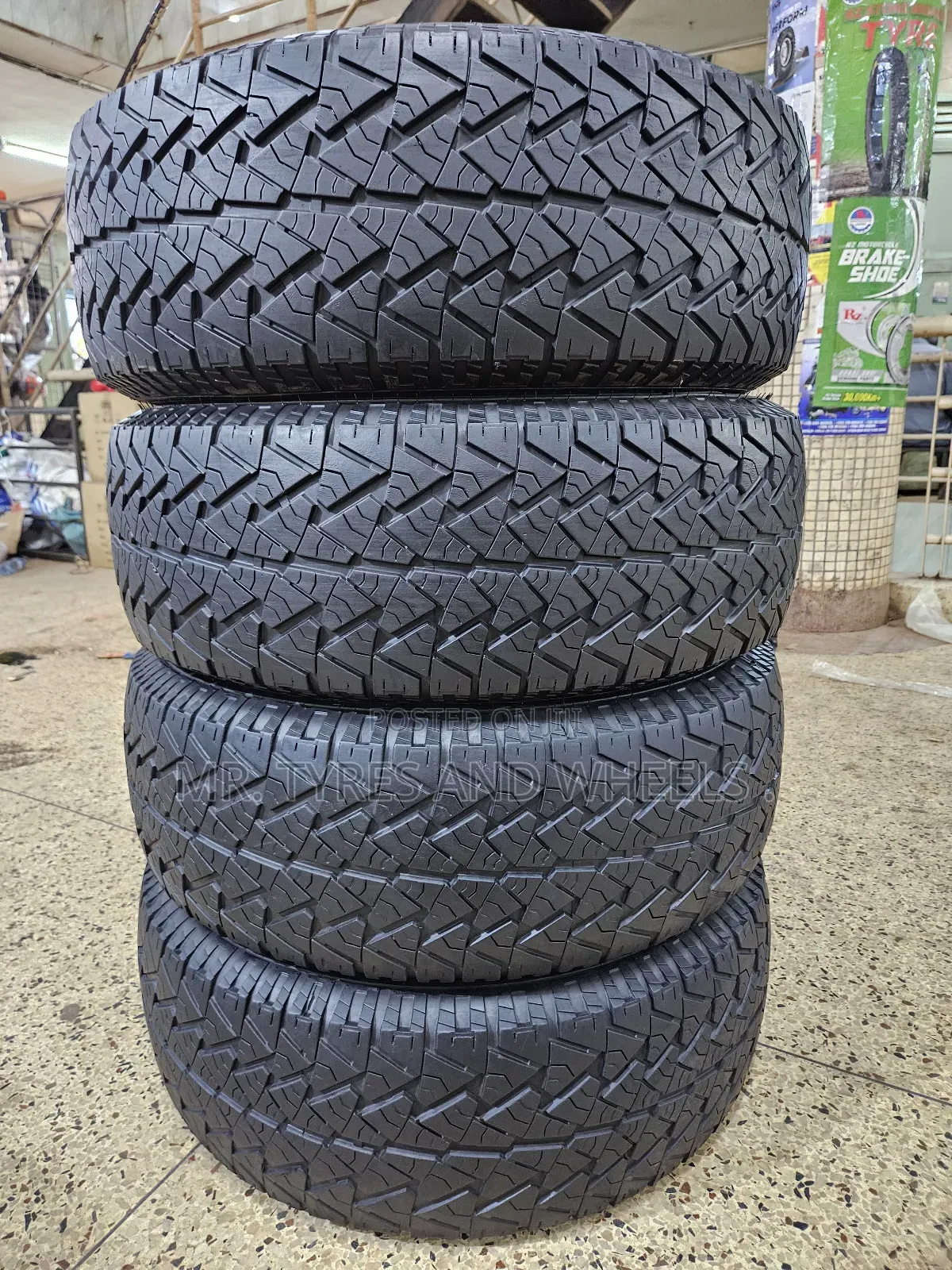 Mount Only On 16 Inch Rim Its 265 70 R16 Used But Still Gd Tires.