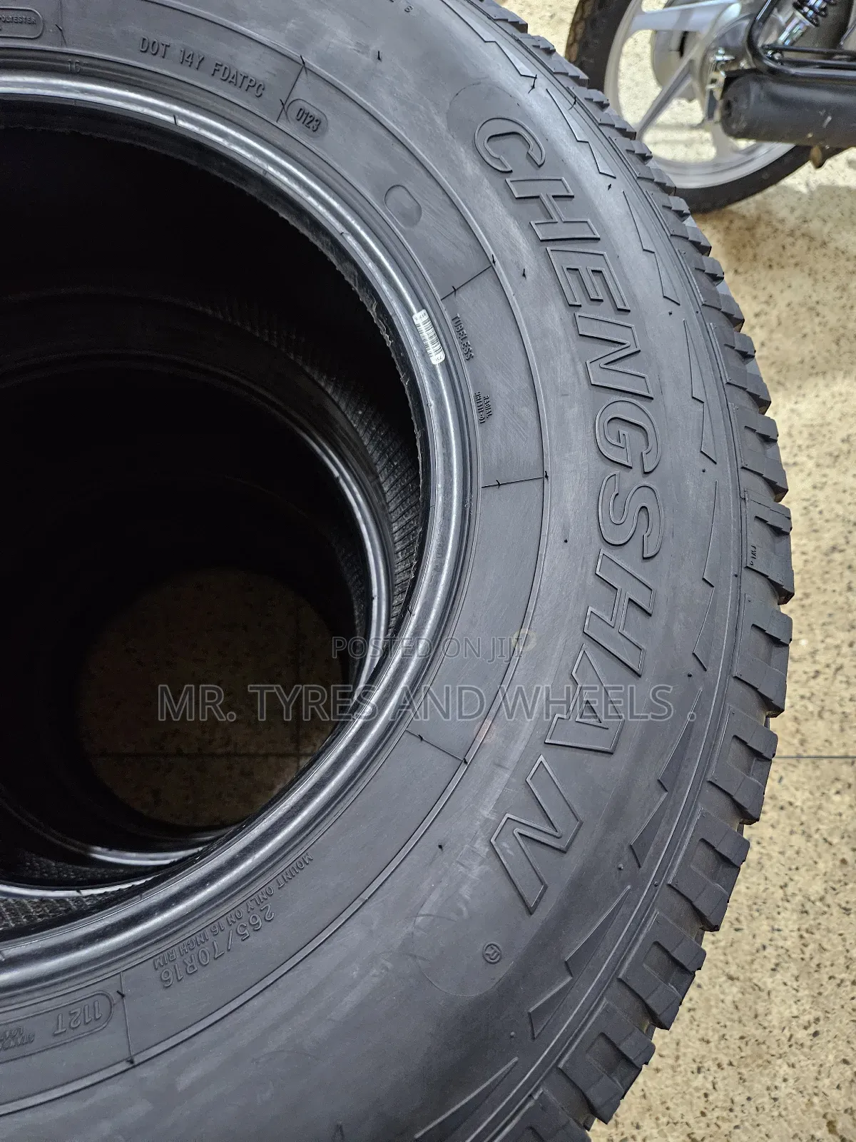 Mount Only On 16 Inch Rim Its 265 70 R16 Used But Still Gd Tires.