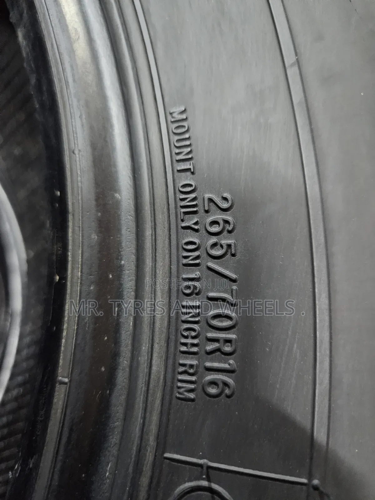 Mount Only On 16 Inch Rim Its 265 70 R16 Used But Still Gd Tires.