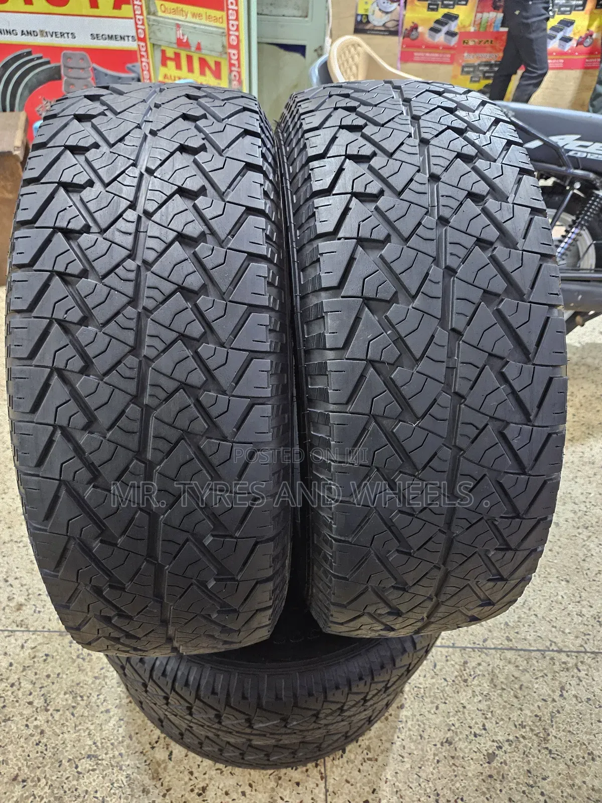 Mount Only On 16 Inch Rim Its 265 70 R16 Used But Still Gd Tires.