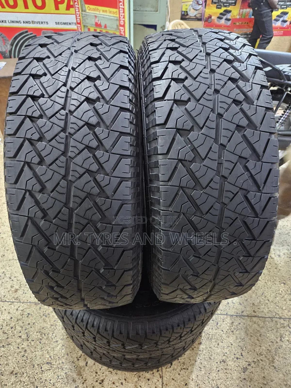 Mount Only On 16 Inch Rim Its 265 70 R16 Used But Still Gd Tires.