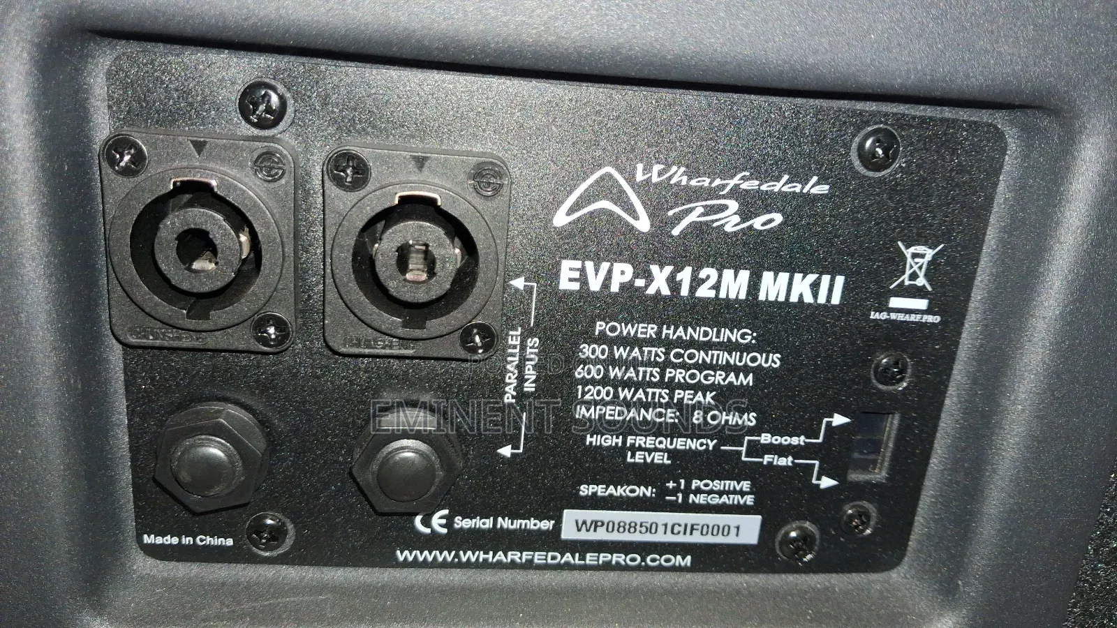 Wharfedale Stage Monitor Evp-12m Mkii