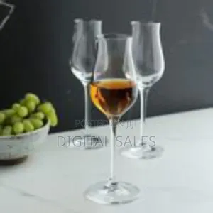 Set of 6 Elegant Stemmed Spirits Tasting Glasses