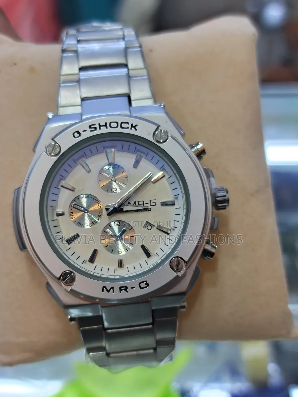 Mr.G Casio G-Shock White Face Watch