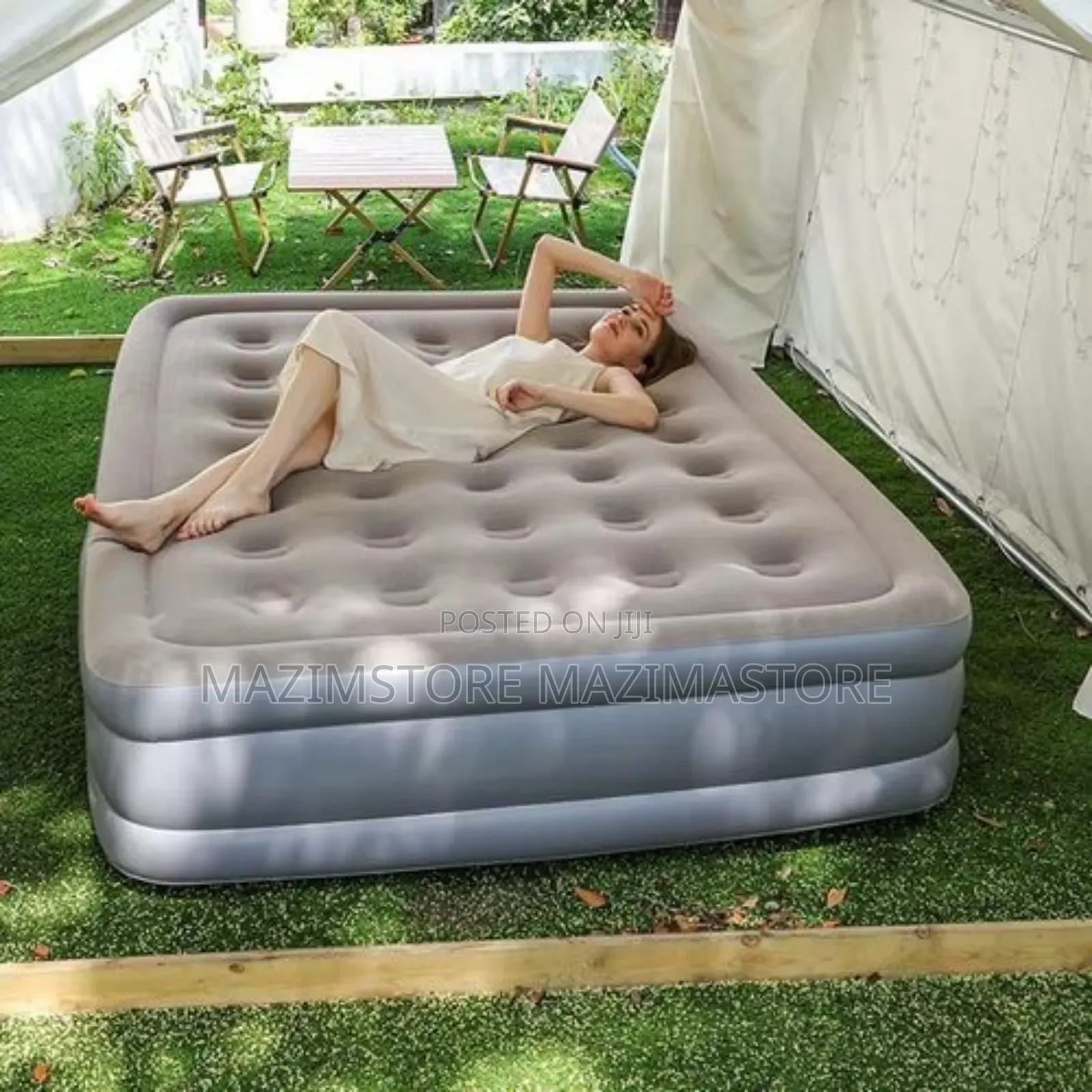 Inflatable Air Mattress With Electric Pump