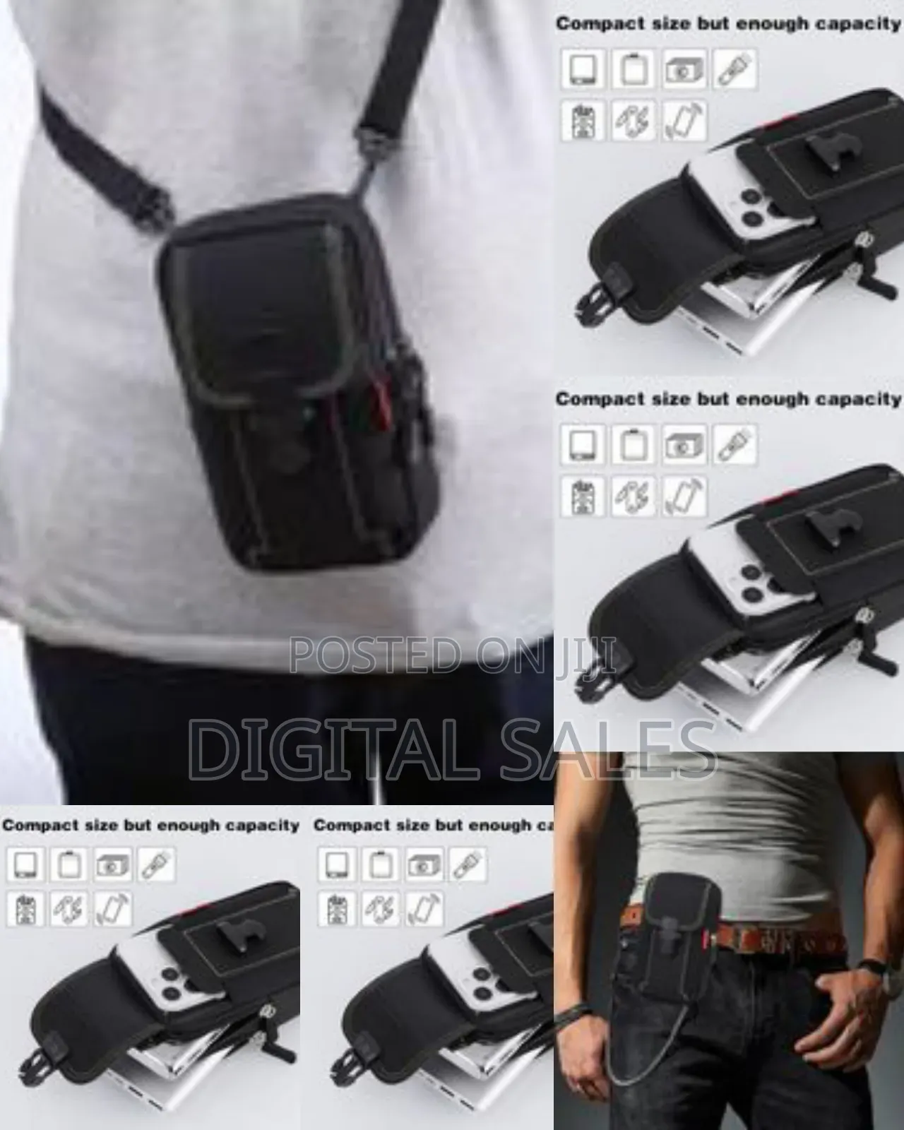 Men's Tactical Sport Belt Pouch - Multicolor