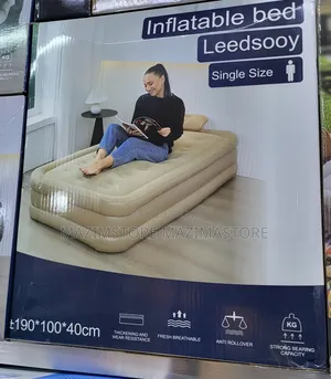 Single Inflatable Deluxe Air Mattress