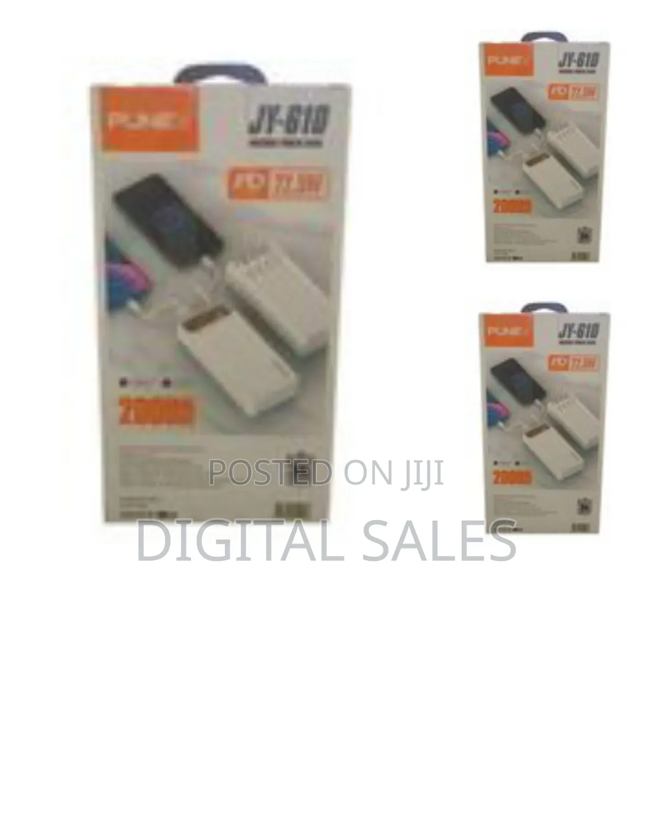 Punex Jy-610 Portable Power Bank With 4 Cables