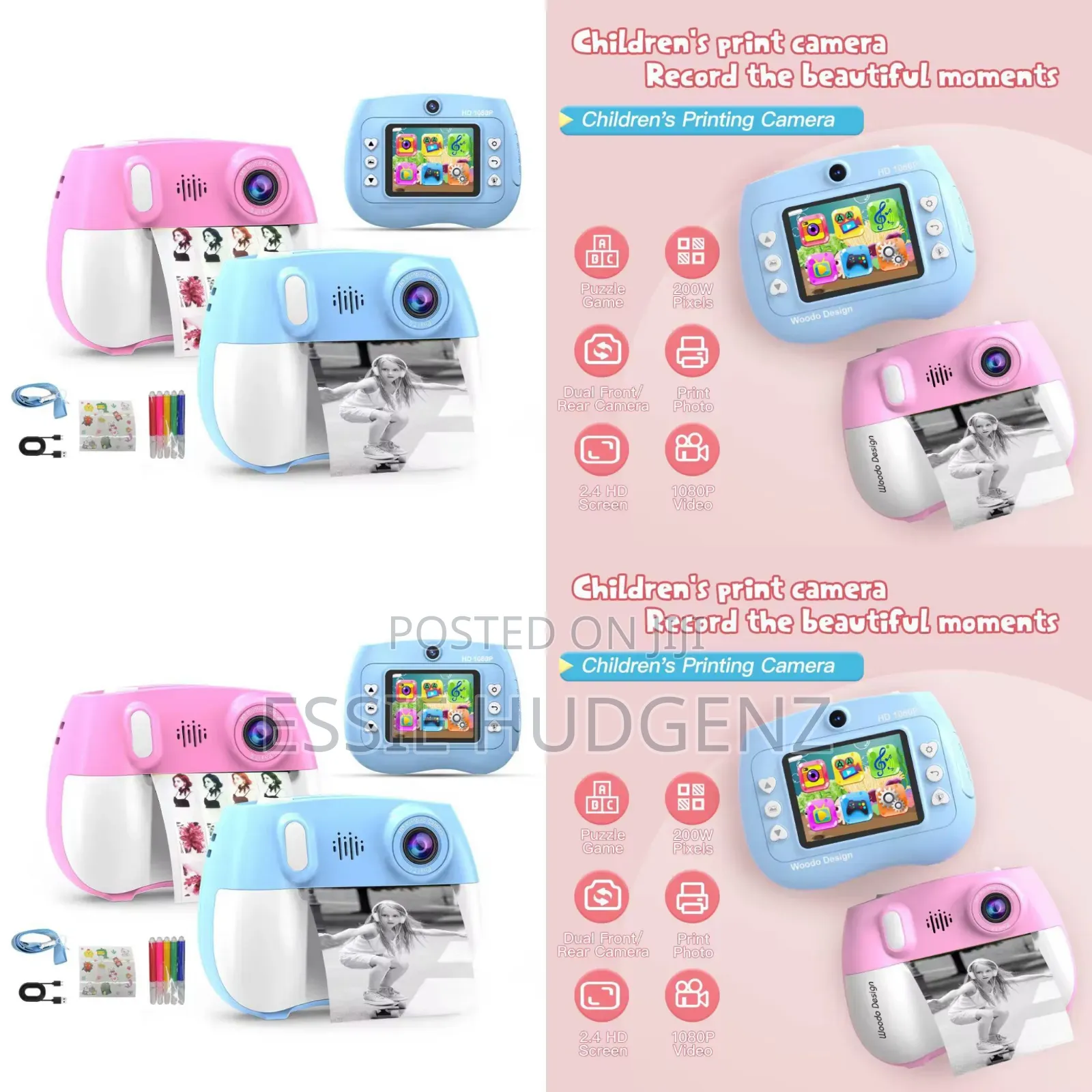 New Kids Instant Print Camera