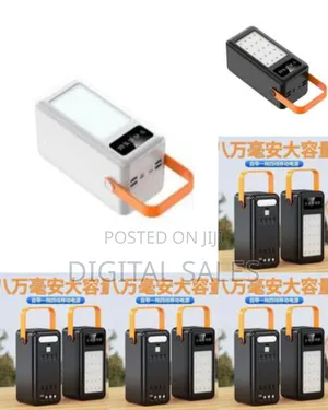Multi-Function Portable Power Bank With Led Lamp