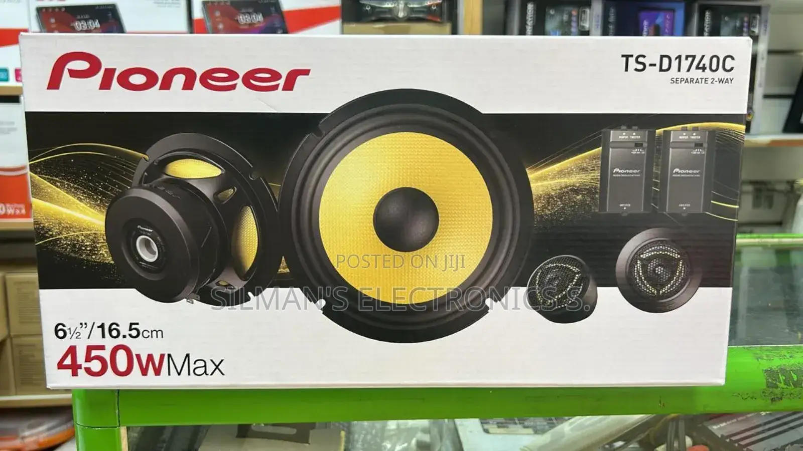 Pioneer Ts-D1740c 450 Watts Car Speakers