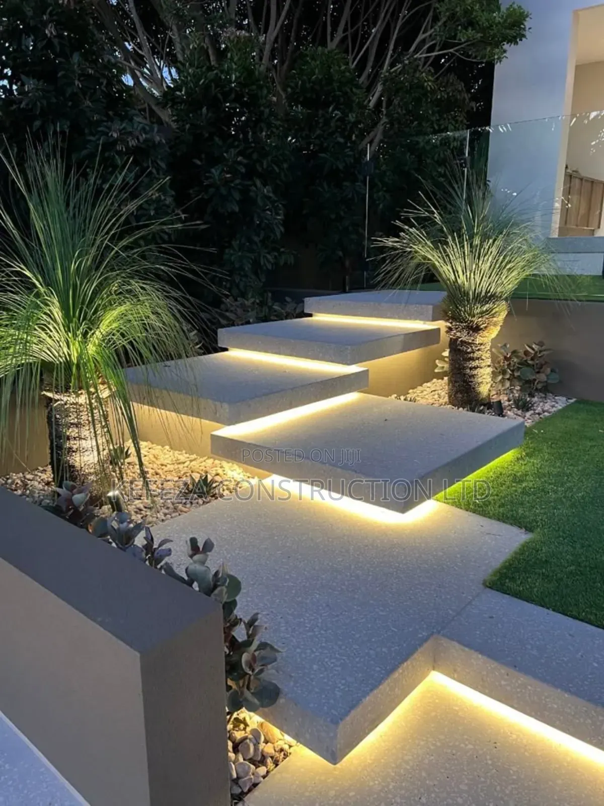 Floating Lighted Stairs, and Compound Designs