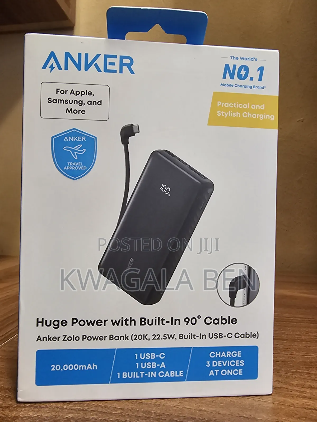 Anker Zolo Power Bank 20000mah
