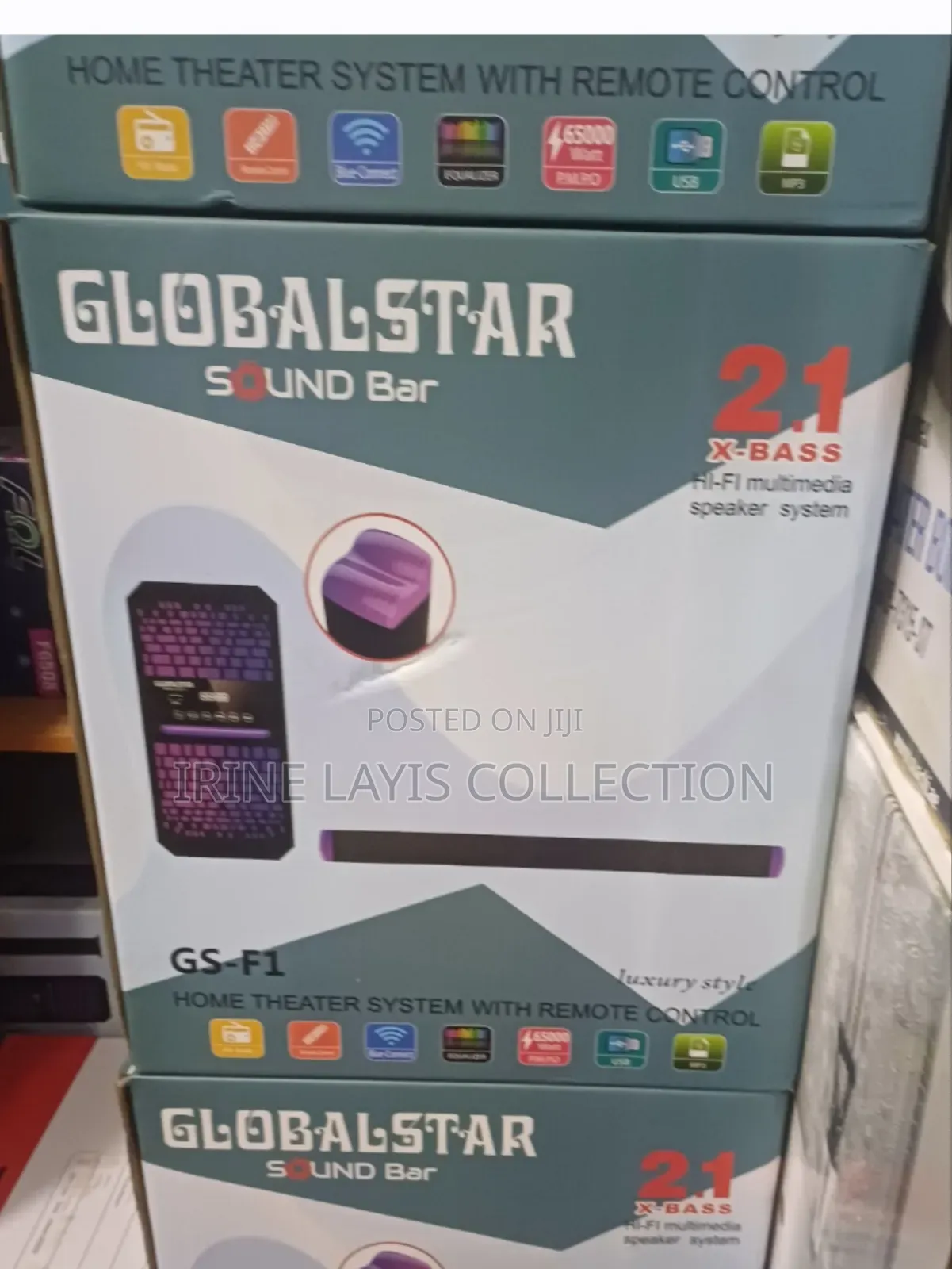 Globalstar Gs-F1 2.1 Channel Hi-Fi Multimedia Speaker System.