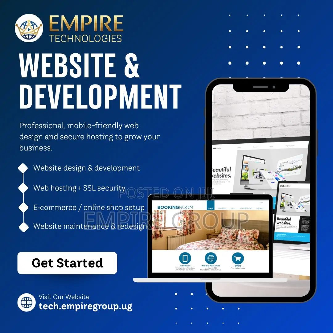 Professional Website Design in Uganda (Fast + Mobile-Friendly)