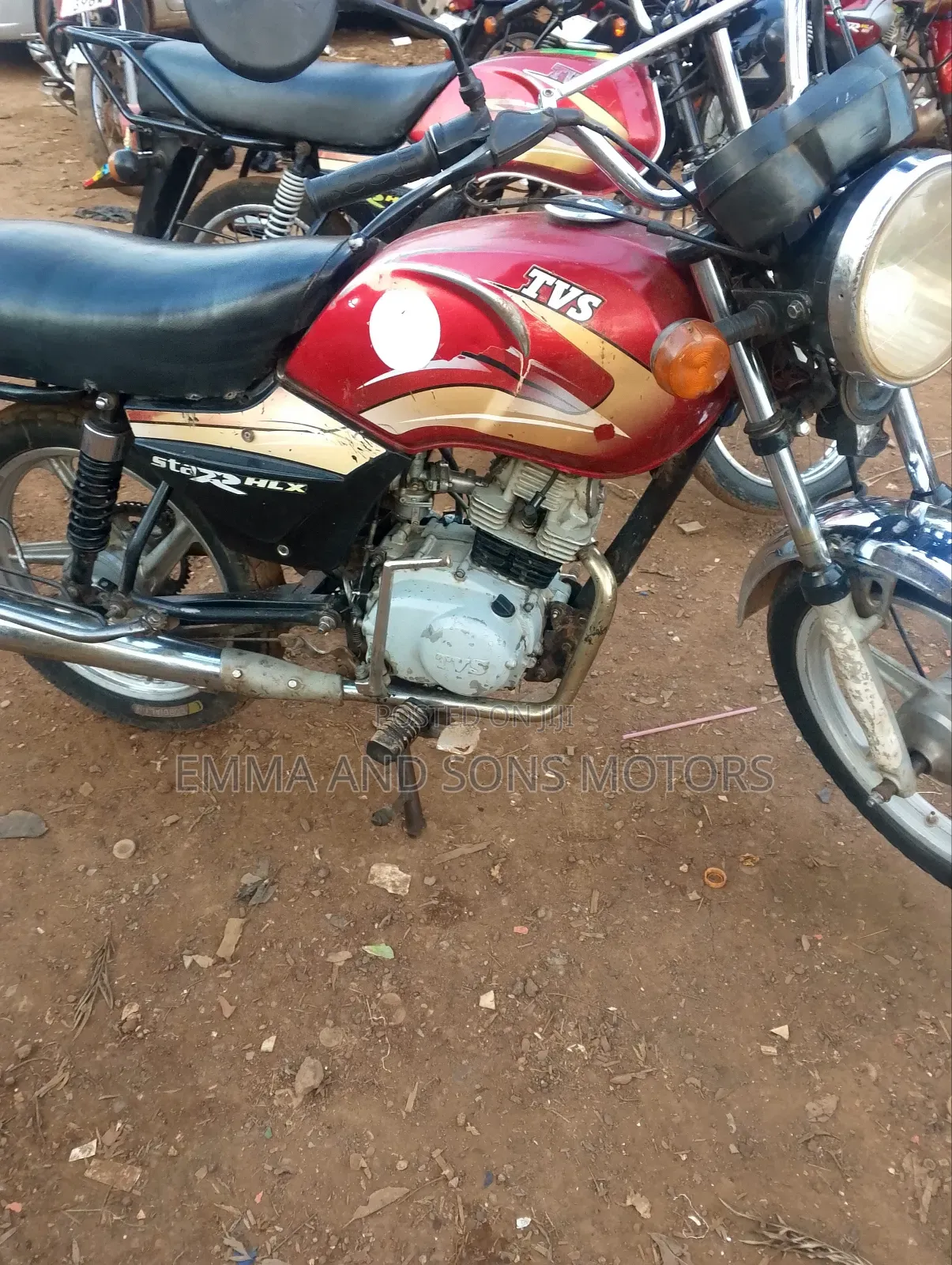 TVS XL 100 2017 Red