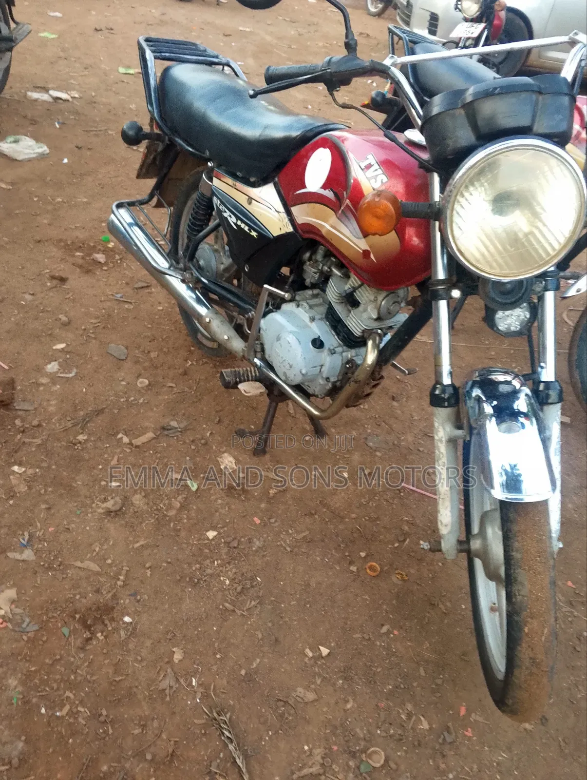 TVS XL 100 2017 Red