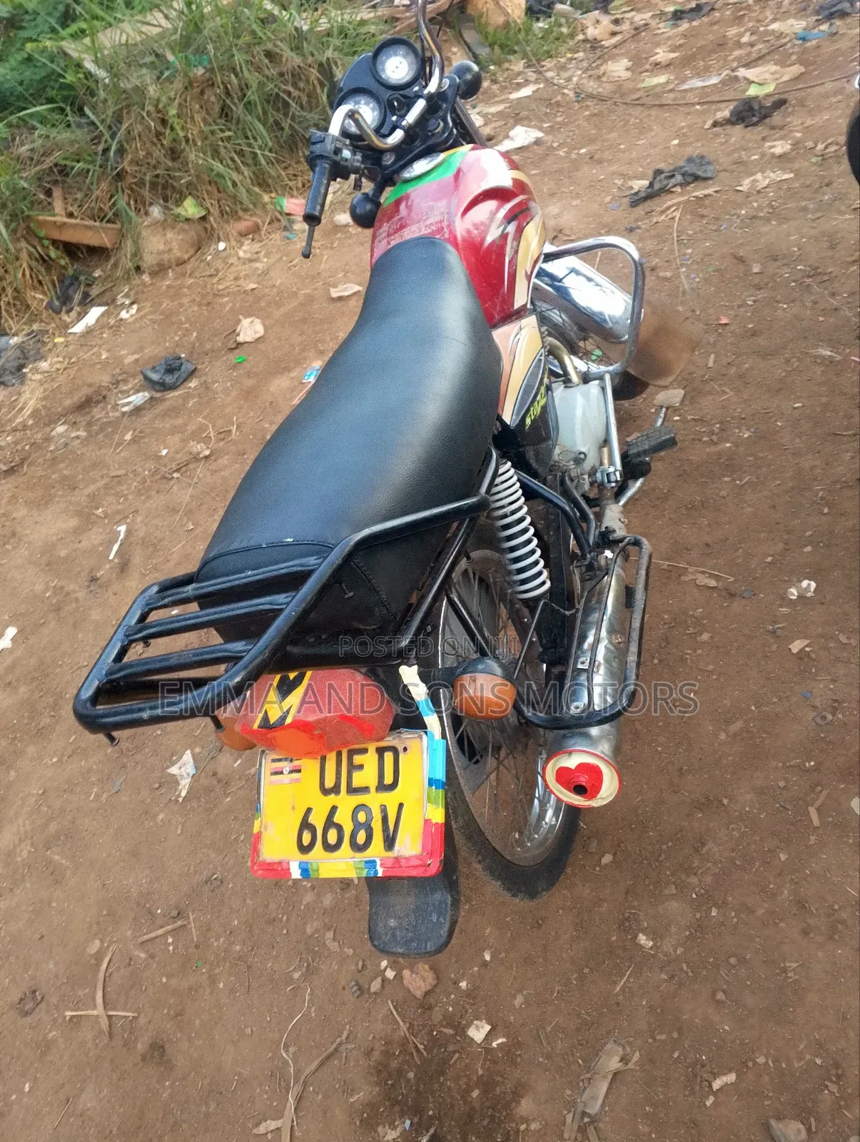 TVS XL 100 2018 Red