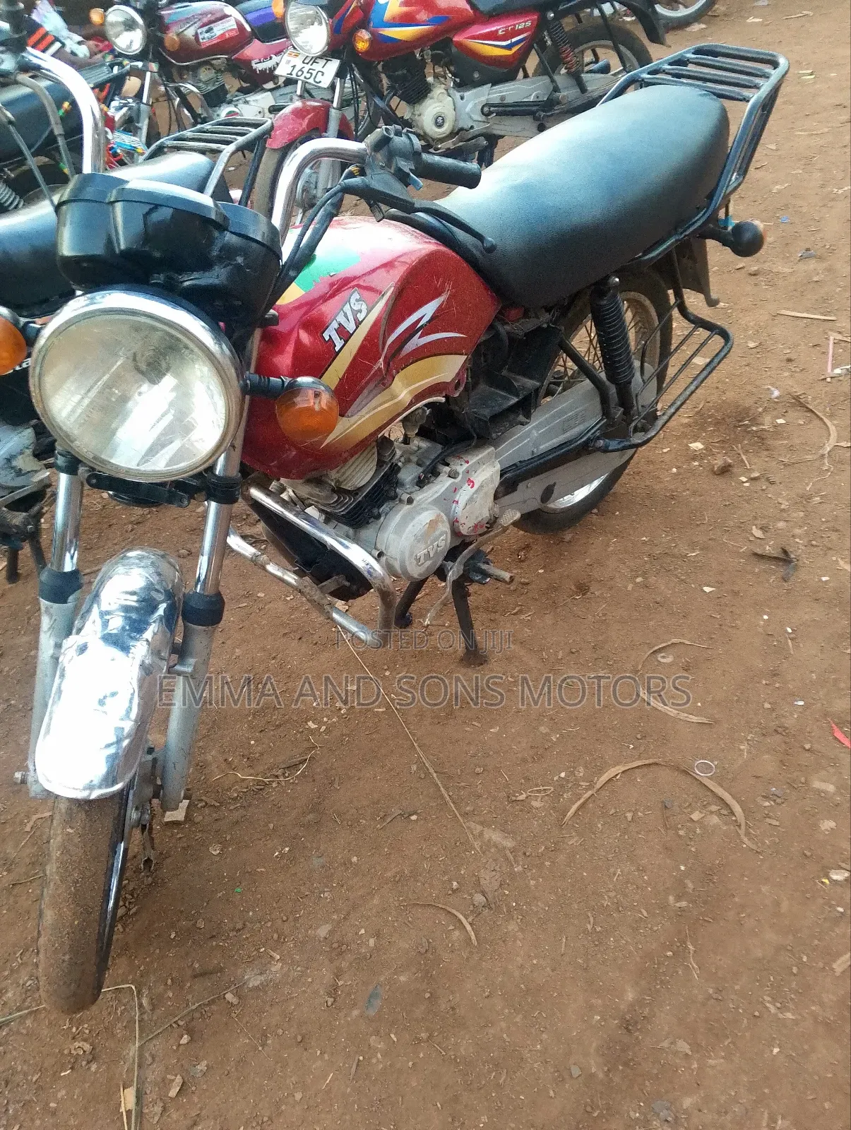 TVS XL 100 2018 Red