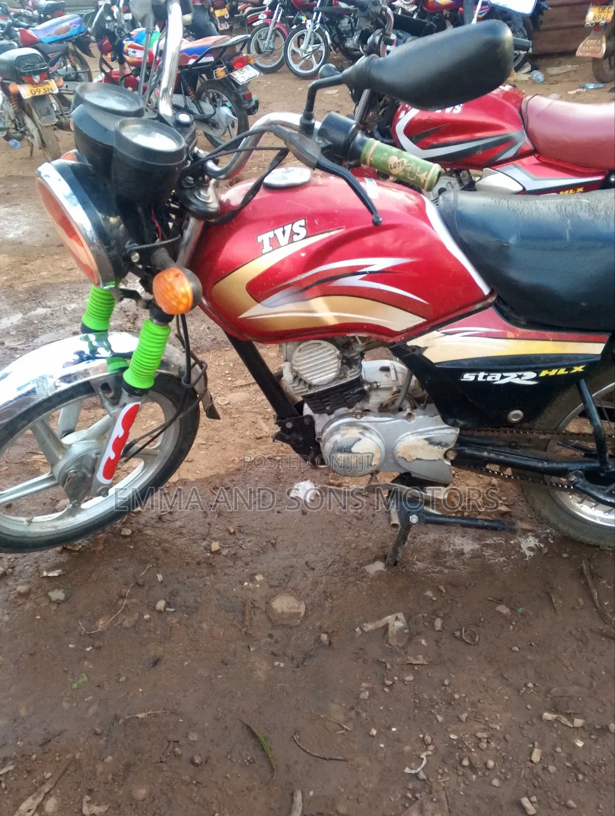 TVS XL 100 2018 Red