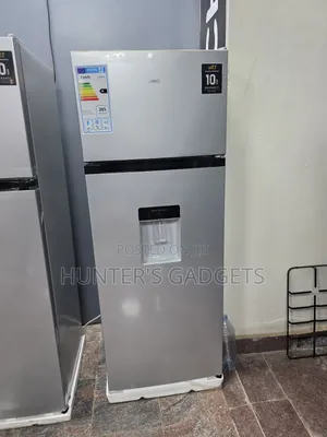 Chiq 270l Double Door Brand New Fridge With Water Dispenser Silver