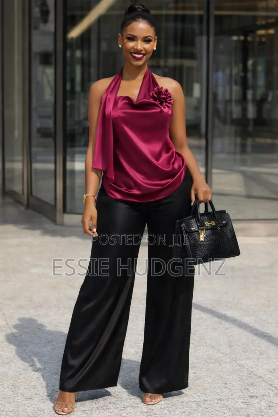 Satin Ladies Outfit