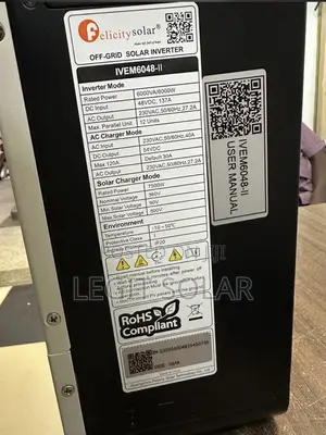 6kva Felicity Hybrid Solar Inverter