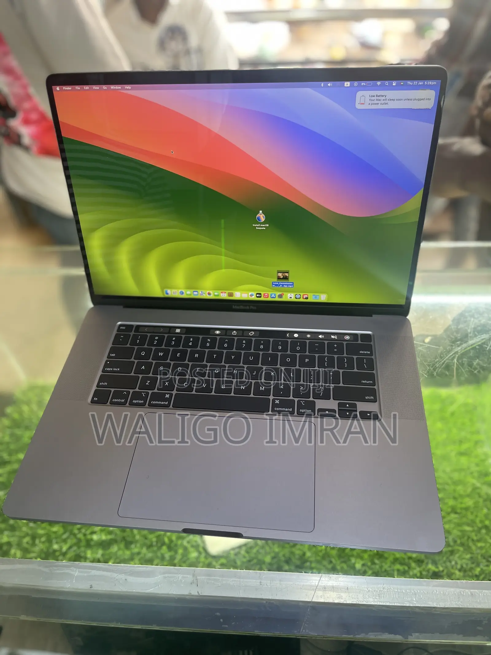 Laptop Apple MacBook Pro 2019 16GB Intel Core I9 SSD 1T