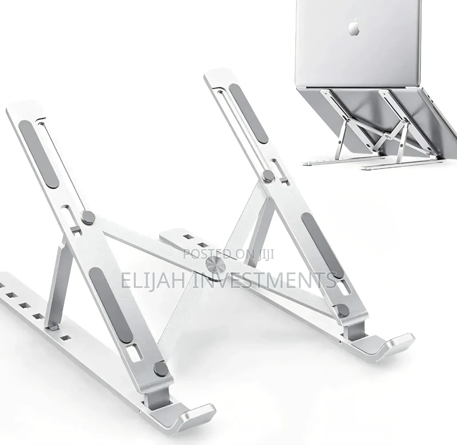 Portable, Adjustable, and Foldable Aluminum Laptop Stand.