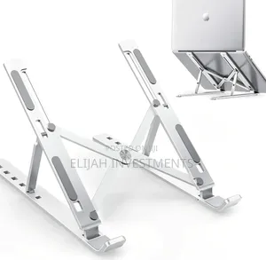 Portable, Adjustable, and Foldable Aluminum Laptop Stand.