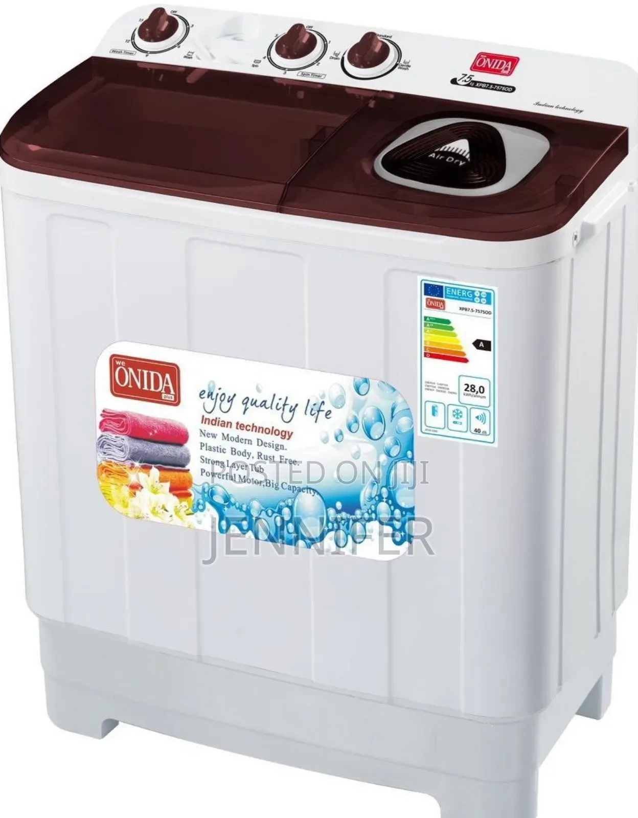 10 KGS Onida Twin Tub