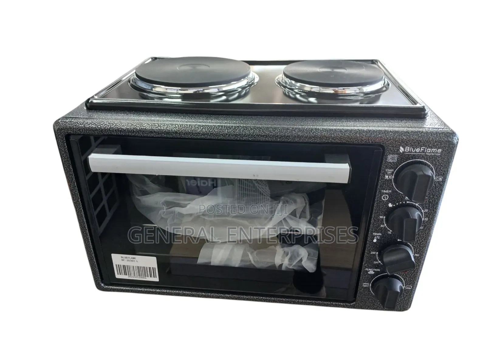 Blueframe Mini Oven With Two Hot Plates