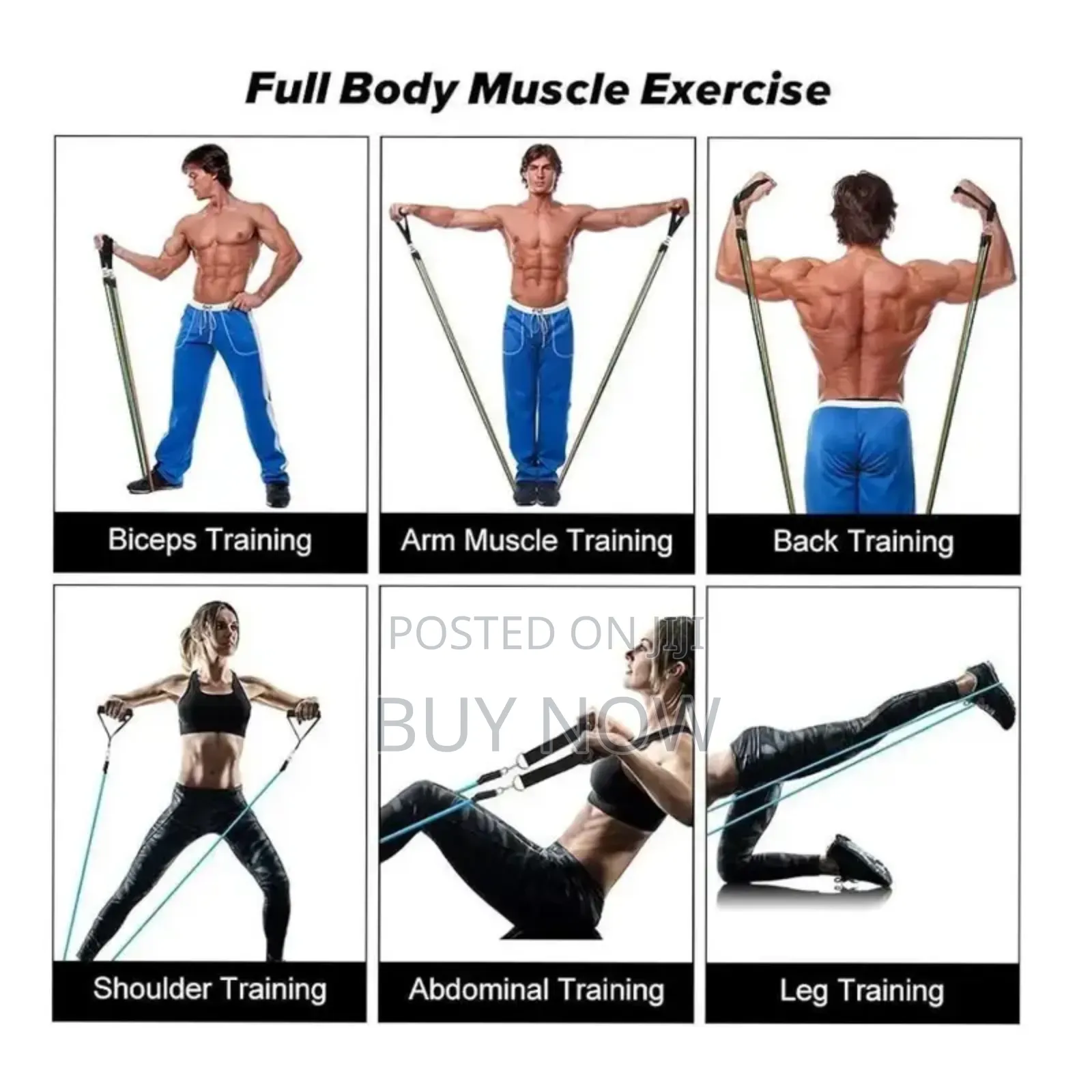 11pcs Resistance Band Set
